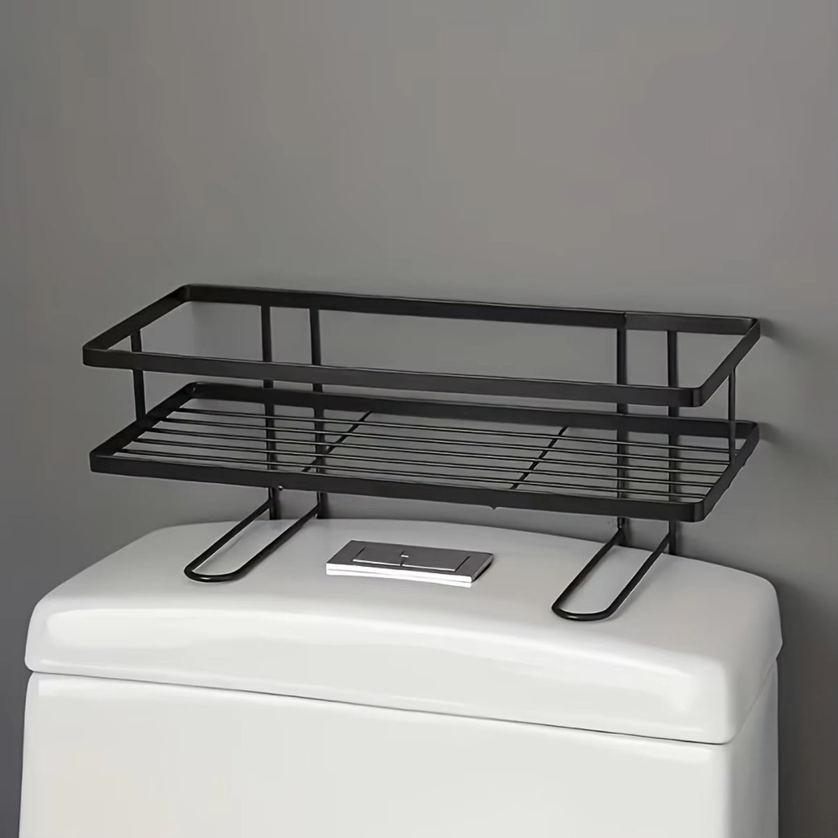 トイレタンク上ラック｜手洗いなしタンク用・幅32cm・穴あけ不要
