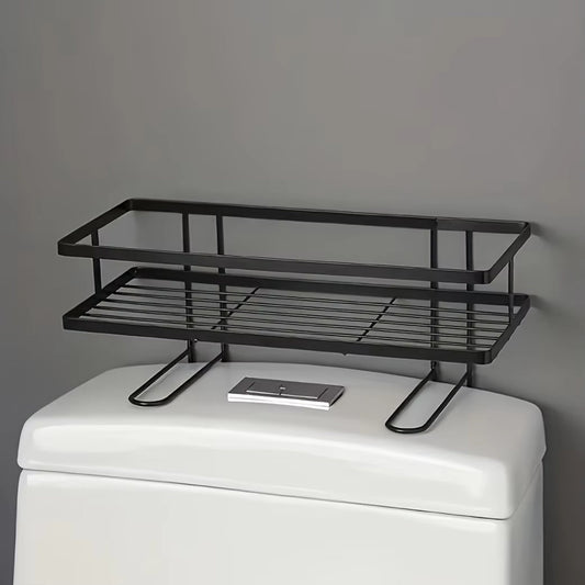 トイレタンク上ラック｜手洗いなしタンク用・幅32cm・穴あけ不要